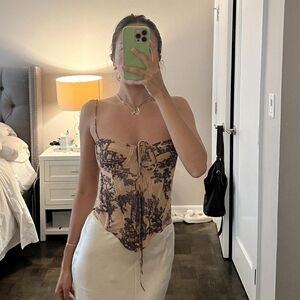 Miaou Women's Tan Corset